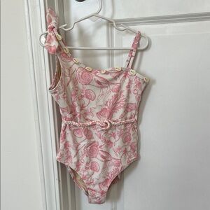 Shade Critters Pink and White One-Piece Swimsuit